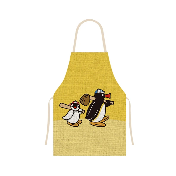 Penguen Desenli Mutfak Önlüğü - Renk 02