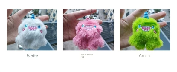 Altın Rengi Unicorn Peluş Anahtarlık - 9cm - 11
