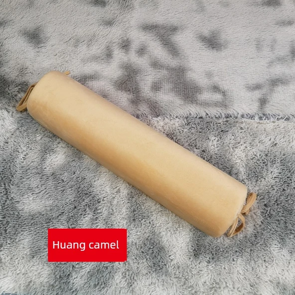 Hamileler İçin Silindir Süngerli Masaj Yastığı - Deve Tüyü (50cm)