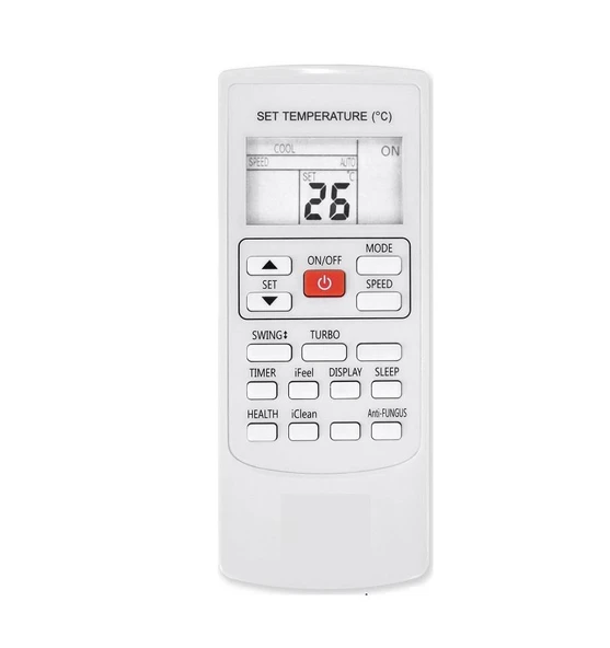 Electrolux EXP34U338CW İle Uyumlu Mobil Portatif Klima Kumandası
