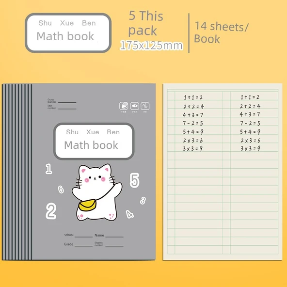 İlkokul Öğrenci Çalışma Kitabı - Matematik 5 Kitap