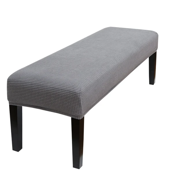 Elastik Banyo Sandalyesi Kılıfı - Açık Gri - 107x36x5 cm