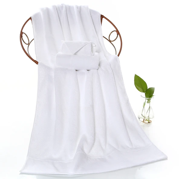 Beyaz Banyo Havlusu 70x140cm 600g