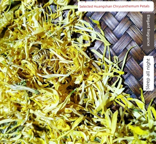 Uyku Yastığı - Krizantem Yaprakları Dolgulu - 250g