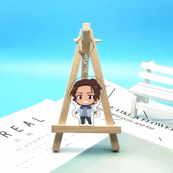 Dans Eden Buz Kurt Anime Akrilik Anahtarlık - Renk 5