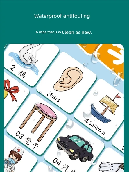 Renkli Okuma Duvar Tablosu - [2025 Yeni Baskı] - [6] - [Birinci Sınıf Ders Kitabı, İkinci Cilt, 419 Kelime] - Resim 4