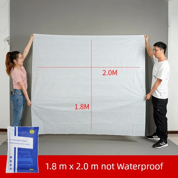 Tela Yatak Örtüsü - 10 Adet 185x200 cm