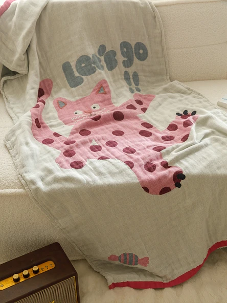 Bebek Müslin Banyo Havlusu - Büyük Burunlu Köpek - 80x160cm - 3