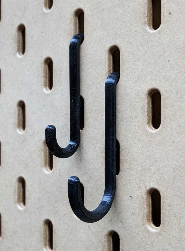 Ikea Skadis Pegboard İçin Büyük Ve Küçük Askılık Kanca Tutucu Aparat Stand Siyah