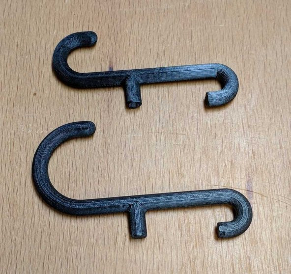 Ikea Skadis Pegboard İçin Büyük Ve Küçük Askılık Kanca Tutucu Aparat Stand Siyah - 2