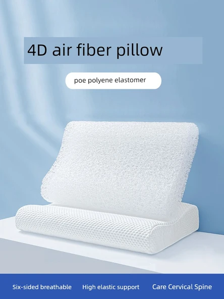 Hava Fiber Yastık 55x35x9/11cm - Sandviç File Koyu Gri - Resim 2