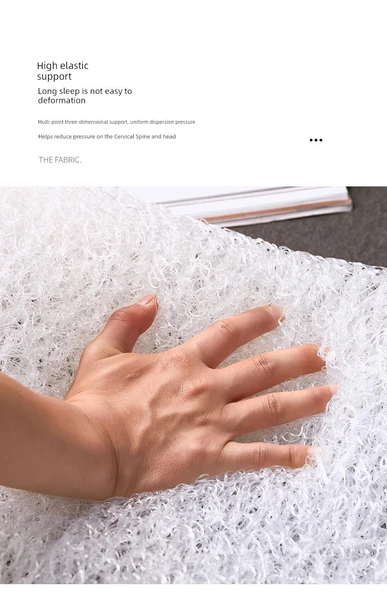 Hava Fiber Yastık 55x35x9/11cm - Sandviç File Koyu Gri - Resim 11