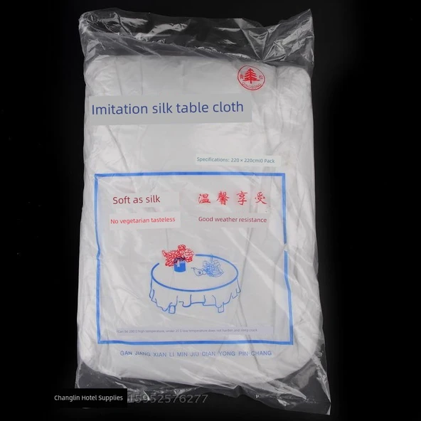 Tek Kullanımlık Masa Örtüsü - Yapay İpek - 2.2 m (480 g/paket)