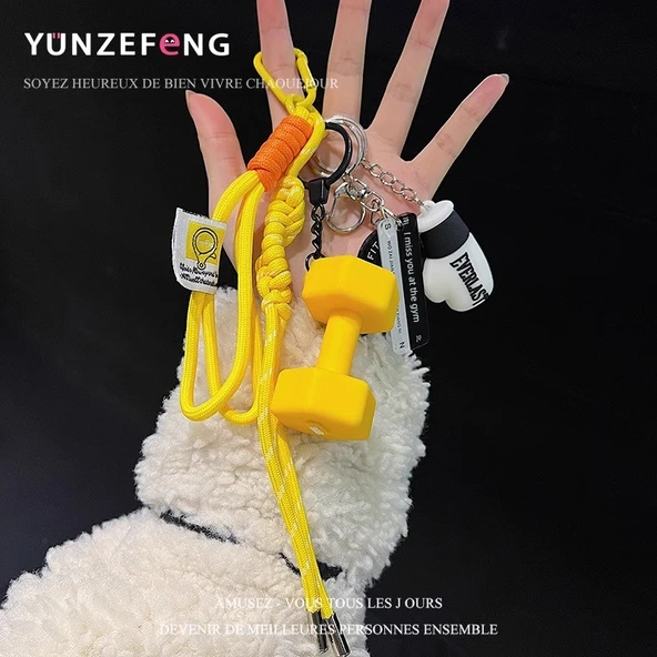 Fitness Halter Anahtarlık - Alev Kırmızısı - 4