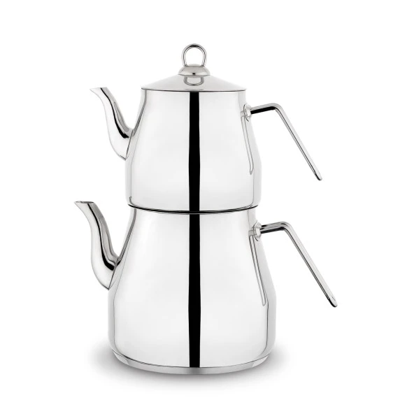 Prochef Dev Çaydanlık Takımı 4 Parça-Gümüş - 3