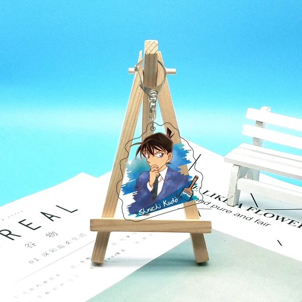 Detective Conan Anime Akrilik Anahtarlık Kolye - 2 Adet