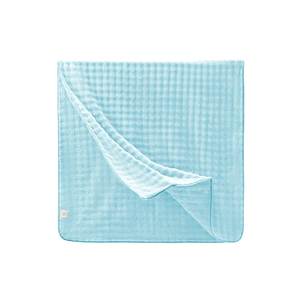 Antibakteriyel Mercan Polar Banyo Havlusu - Antik Su Mavisi - 85x160cm