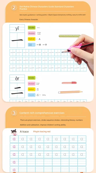 Nokta Matris Kalem Kontrollü Eğitim Kitabı - 5+10+20+100 İçinde Toplama ve Çıkarma - Resim 7