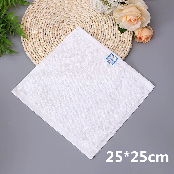 10'lu Beyaz Pamuklu Restoran Bezi - 25x25 cm - 25 Gram