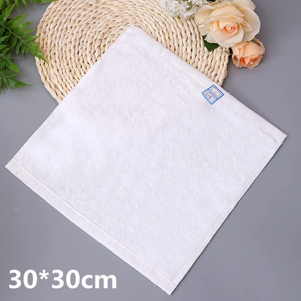 10'lu Beyaz Pamuklu Restoran Bezi - 30x30 cm - 50 Gram Standart