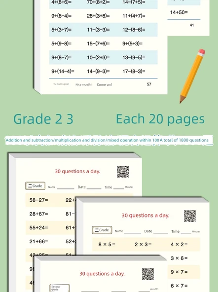 Jerry'nin Matematik Alıştırma Kitabı - 2. Sınıf (3 Kitap, 1800 Soru) - 11
