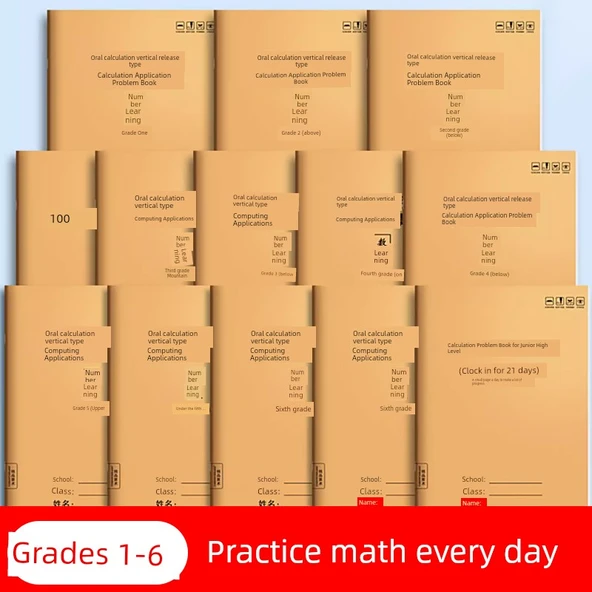 İlkokul 6. Sınıf Matematik Alıştırma Kitabı - 1. ve 2. Kitap - 3