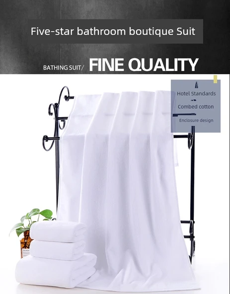 Pamuklu Otel Spa Banyo Havlusu - 500g 32 Tel 70x140 cm - 8