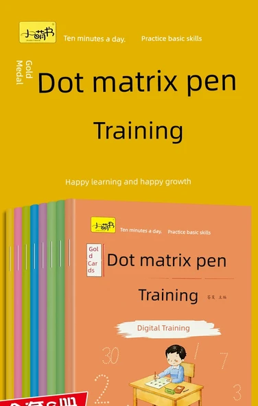 Okul Öncesi Kalem Kontrol Alıştırma Kitabı - Nokta Matris Kalem Eğitimi - 8