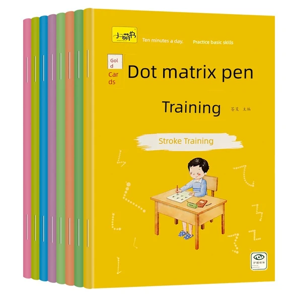 Okul Öncesi Kalem Kontrol Alıştırma Kitabı - Nokta Matris Kalem Eğitimi