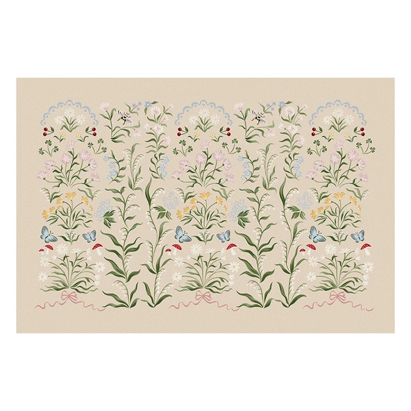 Deri Amerikan Servisi - Avrupa Tarzı - Su Geçirmez - Yağa Dayanıklı - 30x45cm - PGZZ-512