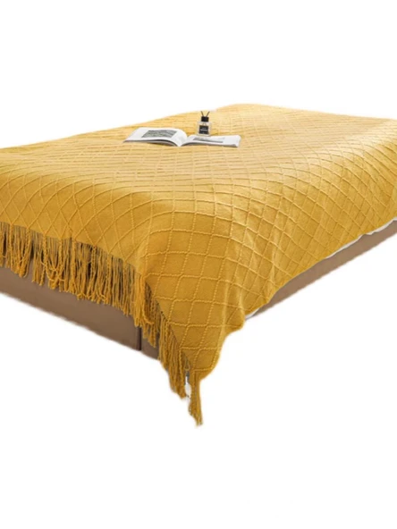 Tuhaflı Yatak Örtüsü - Krem Beyazı - 2 m Yatak (130*260 cm) - 6