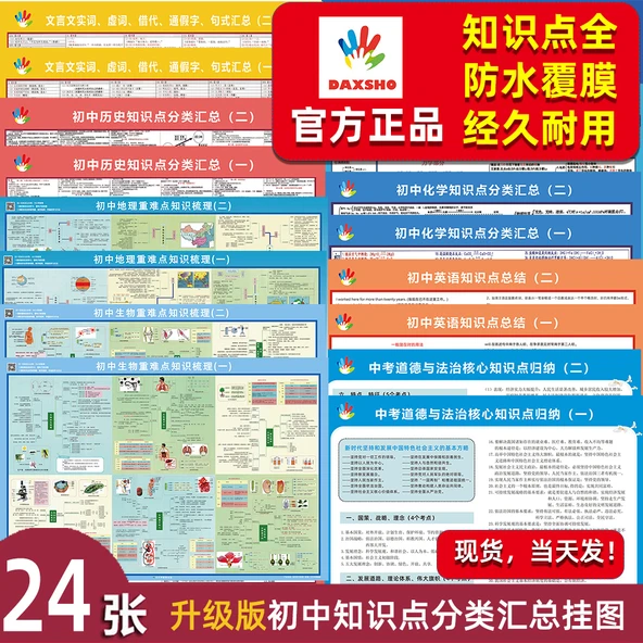 Ortaokul Çince Bilgi Tablosu - Zhang Xueba Bilgi Listesi - 4