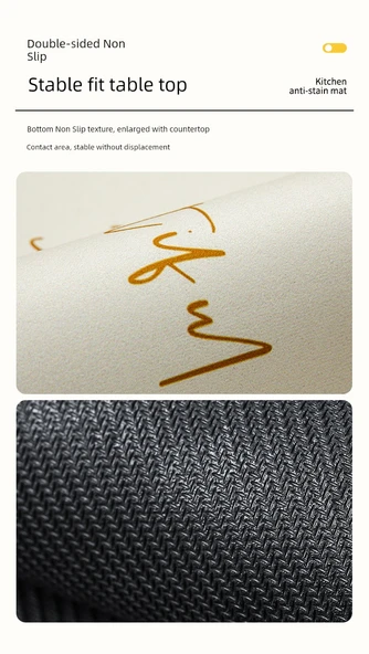 Minimalist Diatomit Mutfak Halısı - 90x135 cm - 21101-Misty-NC - Resim 10