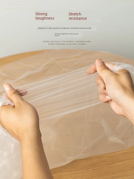 Dikdörtgen Tek Kullanımlık Su Geçirmez Plastik Masa Örtüsü - Beyaz 1.2m x 1.4m - Resim 9