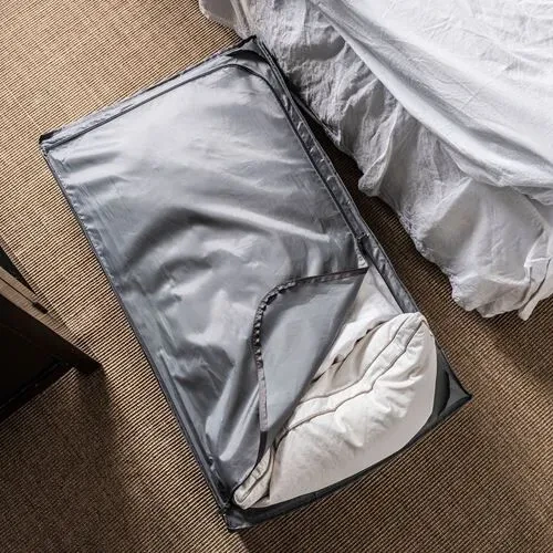 IIKEA SKUBB SAKLAMA KUTUSU HURÇ 90x53x19 CM DÜZENLEYİCİ KOYU GRİ - 2