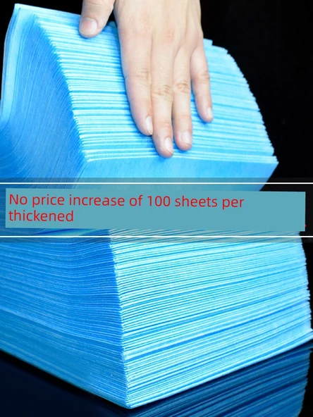 Su Geçirmez Yağ Geçirmez Tek Kullanımlık Beyaz Yatak Örtüsü - 180x200 cm - 20 Adet [Bağımsız Yağ Geçirmez] - 2