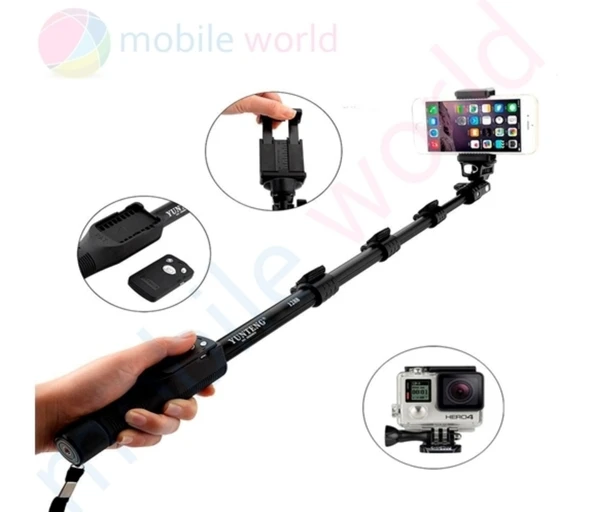 Mobile World Yunteng Pro 3 Zoom Özellikli Bluetooth Selfie Çubuğu