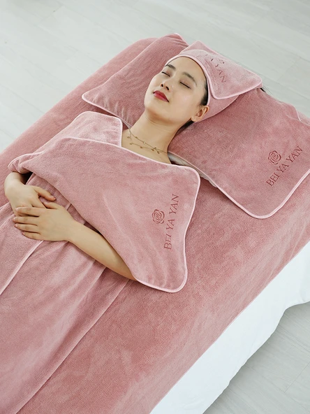 Salon Yastık Türbanı - Emici Polar - Kahverengi - 3