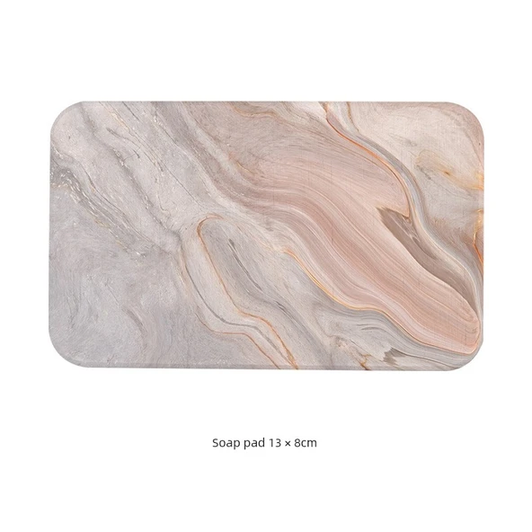 Diyatomit Emici Sabunluk - Mermer 1 (13x8x0.9 cm)