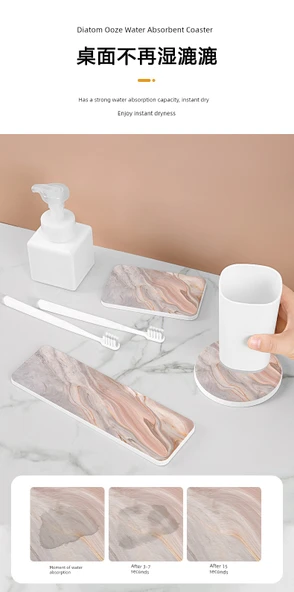 Diyatomit Emici Üçlü Set - Fransız Baskı - 10