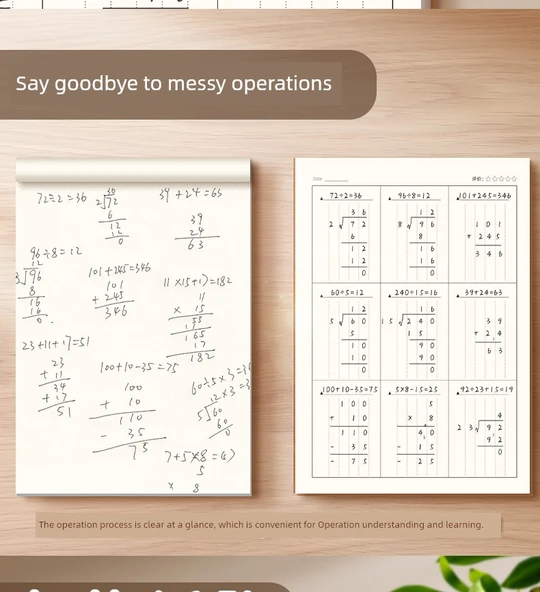 Matematik Alıştırma Kitabı - Dikey Bölme - 2 Kitap - 9