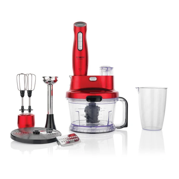 Schafer Meister Multi Blender Set-Kırmızı - 2
