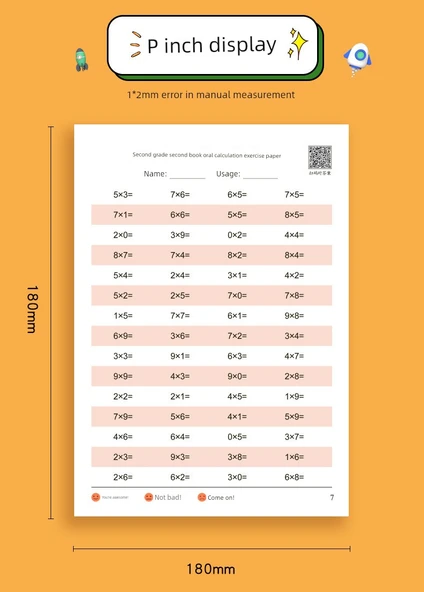 Okul Öncesi ve 1. Sınıf İlk Kitap Zihinsel Hesaplama Alıştırma Kağıdı 40 Sayfa (2 Adet) - Resim 10