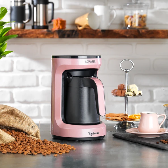 Schafer Kahvecim Otomatik Türk Kahve Makinesi-Rosegold - 3