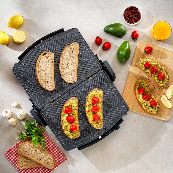 Schafer Contempo Tost Makinesi-Lal Kırmızı - Resim 5