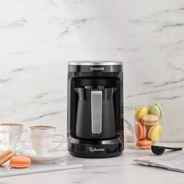Schafer Kahvecim Otomatik Türk Kahve Makinesi-Siyah