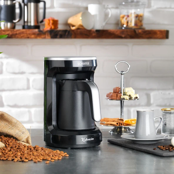 Schafer Kahvecim Otomatik Türk Kahve Makinesi-Siyah - 2