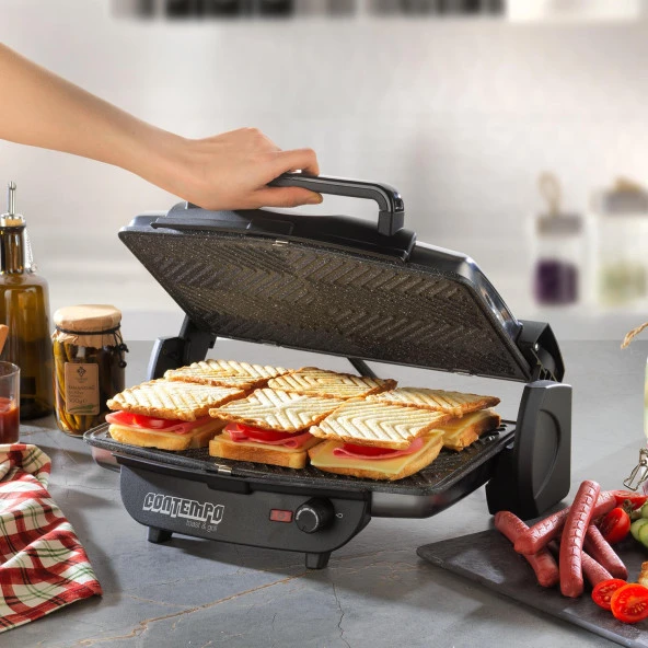 Schafer Contempo Tost Makinesi-Inox/Siyah - 3