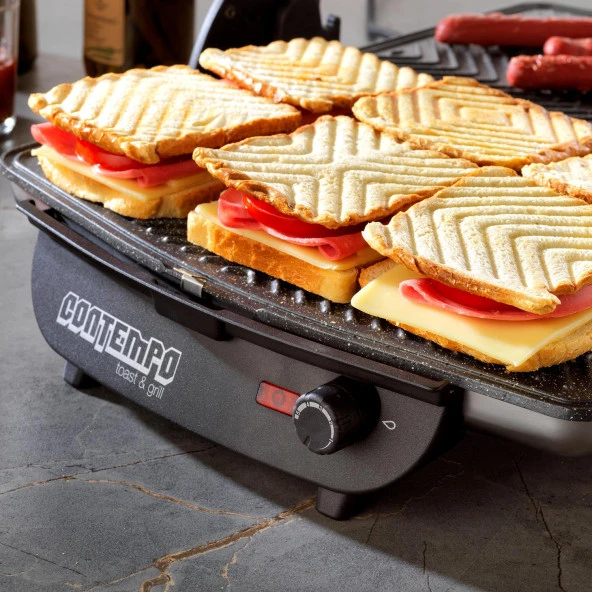 Schafer Contempo Tost Makinesi-Inox/Siyah - 5