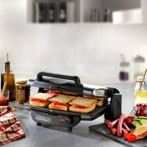 Schafer Contempo Tost Makinesi-Inox/Siyah - 2